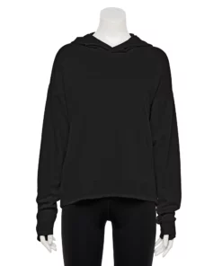 Tek Gear® Women' Hoodie Fleece Stretch 10 Tek Gear® Women' Hoodie Fleece Stretch -Tek Gear store 5212789 Black