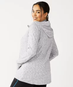 Tek Gear® Jacket Plus Size Essential Hooded 40 Tek Gear® Jacket Plus Size Essential Hooded -Tek Gear store 5227131 ALT