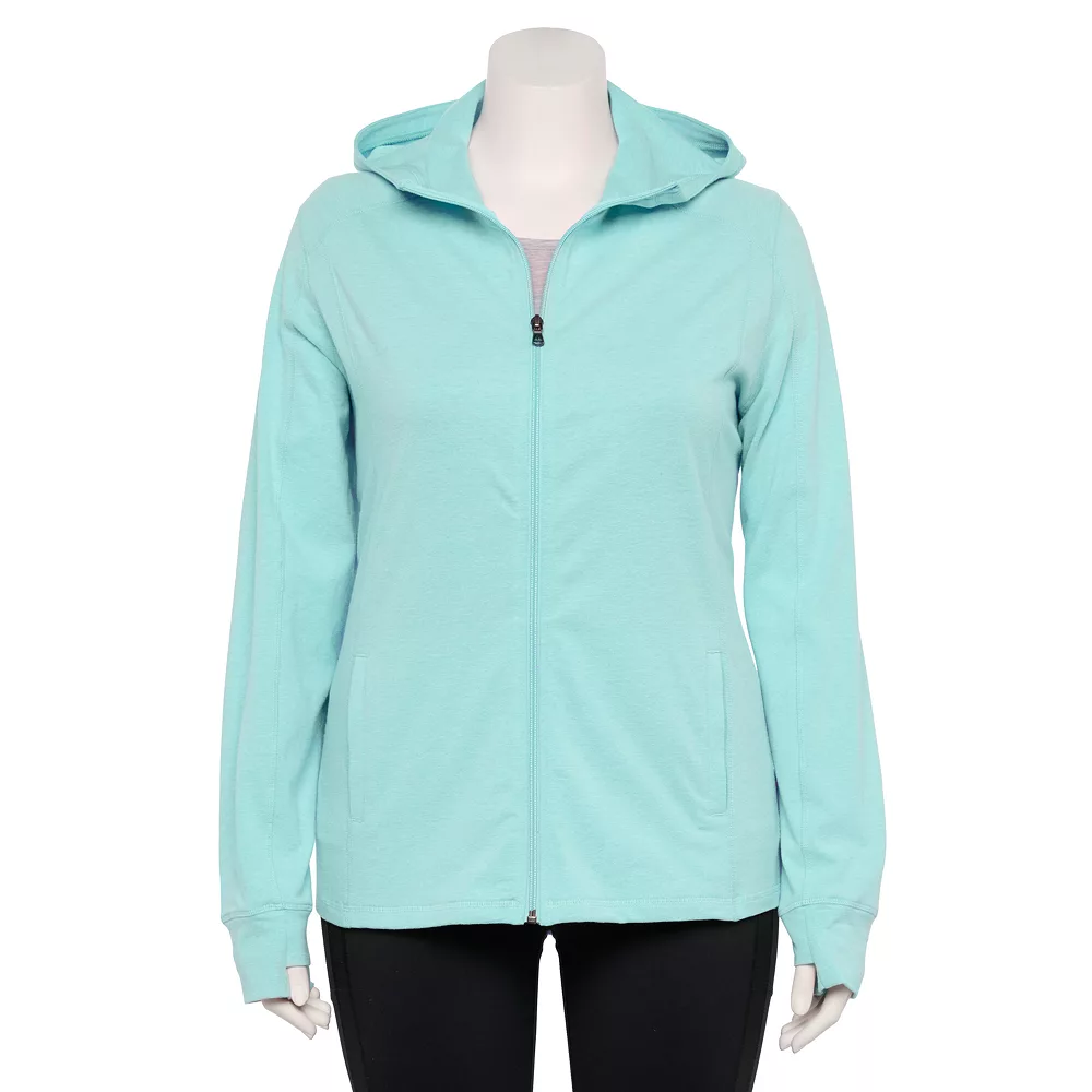 Tek Gear® Jacket Plus Size Essential Hooded 5 Tek Gear® Jacket Plus Size Essential Hooded - Image 3