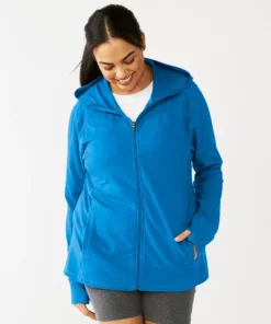 Tek Gear® Jacket Plus Size Essential Hooded 38 Tek Gear® Jacket Plus Size Essential Hooded -Tek Gear store 5227131 Beyond Blue