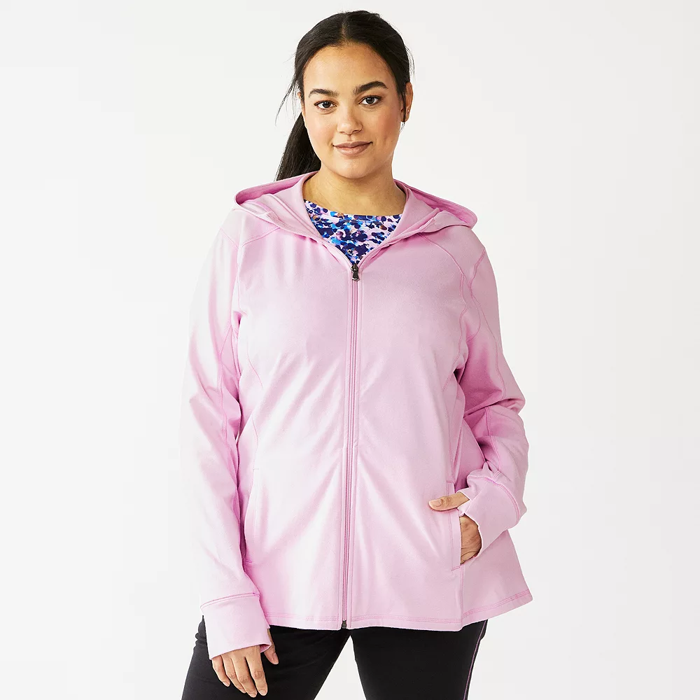 Tek Gear® Jacket Plus Size Essential Hooded 20 Tek Gear® Jacket Plus Size Essential Hooded - Image 18