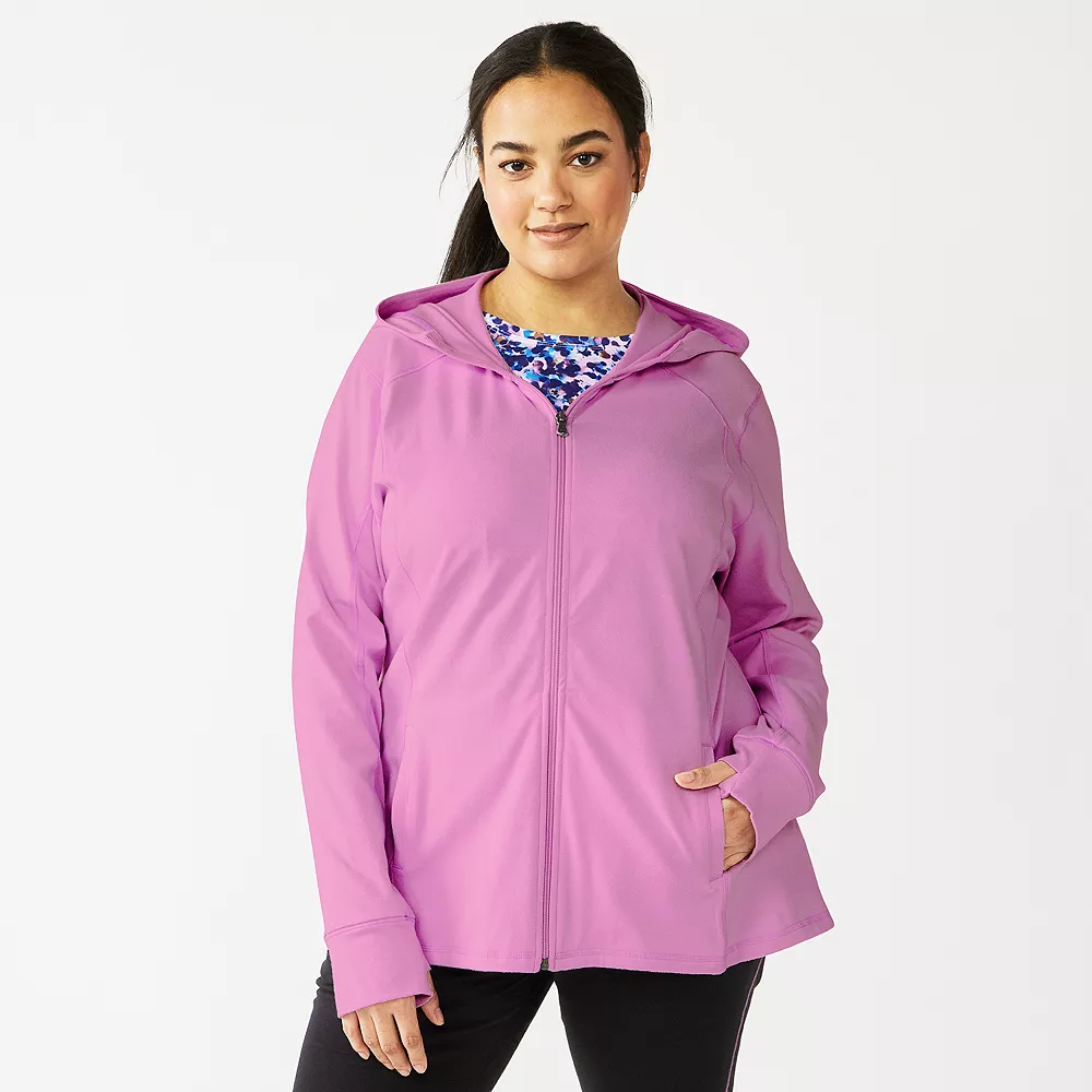 Tek Gear® Jacket Plus Size Essential Hooded 17 Tek Gear® Jacket Plus Size Essential Hooded - Image 15