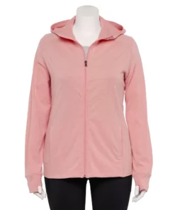Tek Gear® Jacket Plus Size Essential Hooded 26 Tek Gear® Jacket Plus Size Essential Hooded -Tek Gear store 5227131 Martini Rose