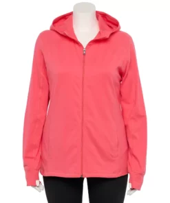 Tek Gear® Jacket Plus Size Essential Hooded