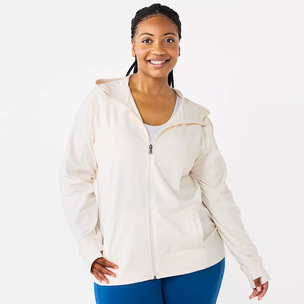 Tek Gear® Jacket Plus Size Essential Hooded 14 Tek Gear® Jacket Plus Size Essential Hooded - Image 12