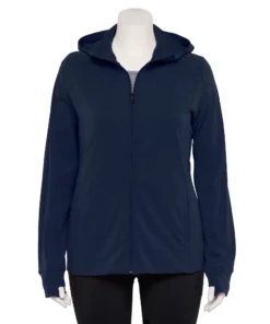 Tek Gear® Jacket Plus Size Essential Hooded 35 Tek Gear® Jacket Plus Size Essential Hooded -Tek Gear store 5227131 Navy Romance