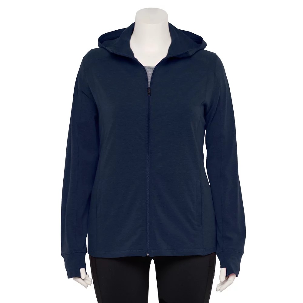 Tek Gear® Jacket Plus Size Essential Hooded 16 Tek Gear® Jacket Plus Size Essential Hooded - Image 14
