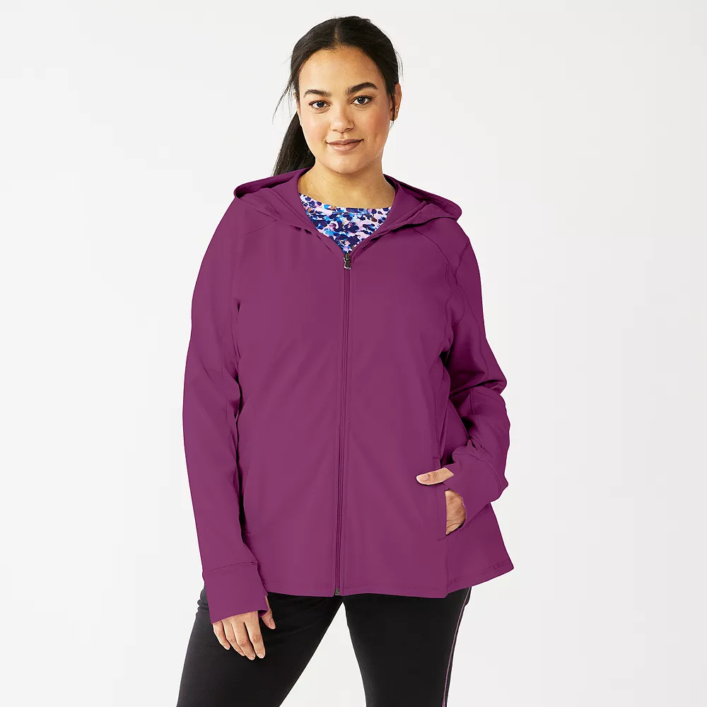 Tek Gear® Jacket Plus Size Essential Hooded 15 Tek Gear® Jacket Plus Size Essential Hooded - Image 13