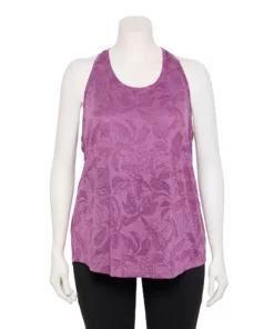 Tek Gear® Racerback Tank Plus Size 18 Tek Gear® Racerback Tank Plus Size -Tek Gear store 5227178 Orchid Burnout