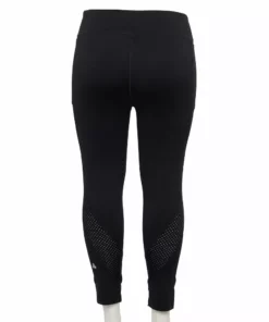 Tek Gear® Legging 7/8 Plus Size Perforated High-Waisted 7 Tek Gear® Legging 7/8 Plus Size Perforated High-Waisted -Tek Gear store 5227247 ALT