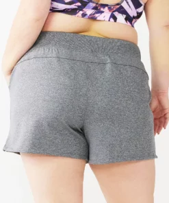 Tek Gear® Short Terry Plus Size French Weekend -Tek Gear store 5230775 ALT