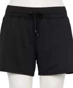 Tek Gear® Short Terry Plus Size French Weekend -Tek Gear store 5230775 Black