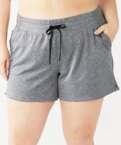 Tek Gear® Short Terry Plus Size French Weekend -Tek Gear store 5230775 Charcoal