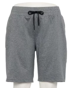 Tek Gear® Short Plus Size French Terry Bermuda Weekend -Tek Gear store 5231498 Charcoal