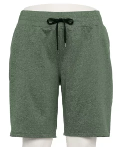 Tek Gear® Short Plus Size French Terry Bermuda Weekend -Tek Gear store 5231498 Esta Olive