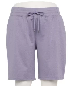 Tek Gear® Short Plus Size French Terry Bermuda Weekend -Tek Gear store 5231498 Grape Yard