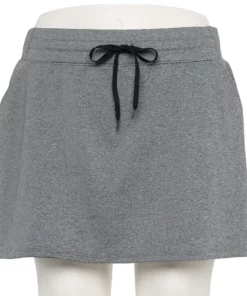 Tek Gear® Skort Plus Size Terry French Weekend -Tek Gear store 5231776 Charcoal