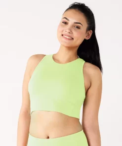 Tek Gear® Bra Low-Impact Longline Essential Sport -Tek Gear store 5232451 Brisk Mint