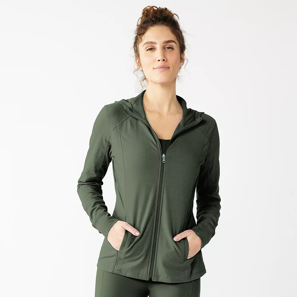 Tek Gear® Women' Jacket Essential Hooded 8 Tek Gear® Women' Jacket Essential Hooded - Image 6