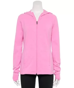 Tek Gear® Women' Jacket Essential Hooded 31 Tek Gear® Women' Jacket Essential Hooded -Tek Gear store 5232469 Pink Trillion