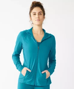 Tek Gear® Women' Jacket Essential Hooded 32 Tek Gear® Women' Jacket Essential Hooded -Tek Gear store 5232469 Spectacular Teal