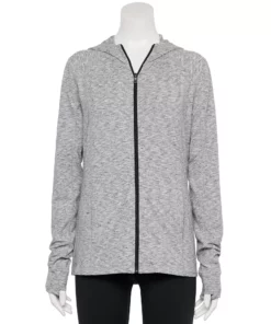 Tek Gear® Women' Jacket Essential Hooded 27 Tek Gear® Women' Jacket Essential Hooded -Tek Gear store 5232469 White Black