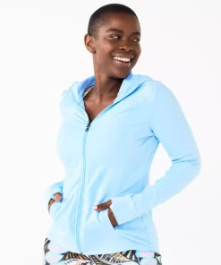 Tek Gear® Women' Jacket Essential Hooded 43 Tek Gear® Women' Jacket Essential Hooded -Tek Gear store 5232469 Wildflower Blue