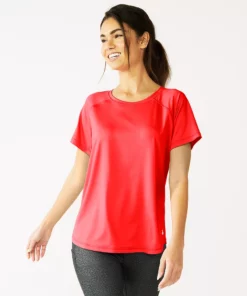 Tek Gear® Women' Tee Core Crewneck 22 Tek Gear® Women' Tee Core Crewneck -Tek Gear store 5232488 Fanatic Pink