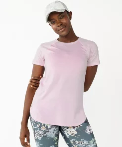 Tek Gear® Women' Tee Tunic High Slit -Tek Gear store 5232496 Adoring Lilac