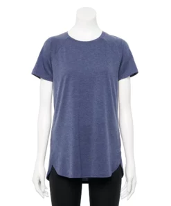 Tek Gear® Women' Tee Tunic High Slit -Tek Gear store 5232496 Navy Romance