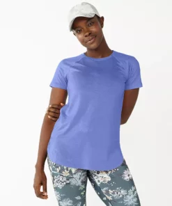 Tek Gear® Women' Tee Tunic High Slit -Tek Gear store 5232496 Presley Purple