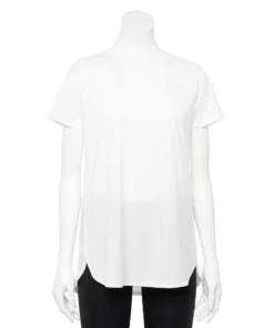 Tek Gear® Women' Tee Tunic High Slit -Tek Gear store 5232496 White