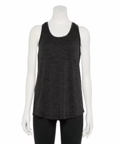 Women's Tek Gear® Racerback Tank -Tek Gear store 5232771 Black