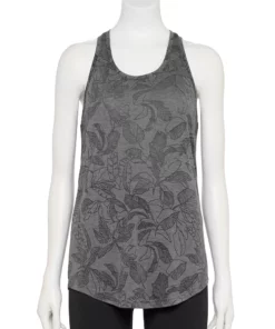 Women's Tek Gear® Racerback Tank -Tek Gear store 5232771 Black Burnout