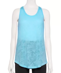 Women's Tek Gear® Racerback Tank -Tek Gear store 5232771 Blue Burnout