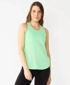 Women's Tek Gear® Racerback Tank -Tek Gear store 5232771 Mint Breeze