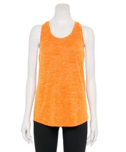 Women's Tek Gear® Racerback Tank -Tek Gear store 5232771 Orange Jazz