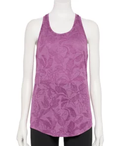 Women's Tek Gear® Racerback Tank -Tek Gear store 5232771 Orchid Burnout