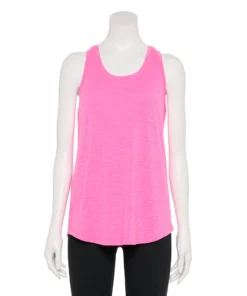Women's Tek Gear® Racerback Tank -Tek Gear store 5232771 Pink Trillion