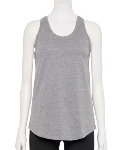 Women's Tek Gear® Racerback Tank -Tek Gear store 5232771 Smokey Slate