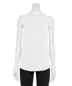 Women's Tek Gear® Racerback Tank -Tek Gear store 5232771 White