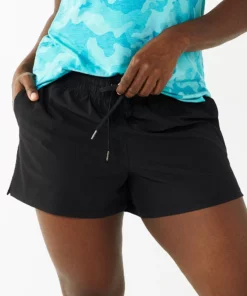 Tek Gear® Women' Short Woven 4-In. -Tek Gear store 5234283 Black