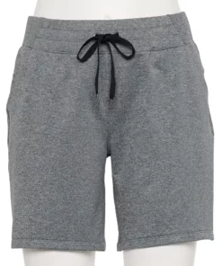 Tek Gear® Women' Short Weekend French Terry Bermuda 12 Tek Gear® Women' Short Weekend French Terry Bermuda -Tek Gear store 5234596 Charcoal