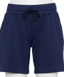 Tek Gear® Women' Short Weekend French Terry Bermuda 11 Tek Gear® Women' Short Weekend French Terry Bermuda -Tek Gear store 5234596 Navy Romance