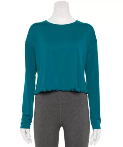 Tek Gear® Women' Legging Core High-Waisted Capri -Tek Gear store 5234821 Night Life Teal