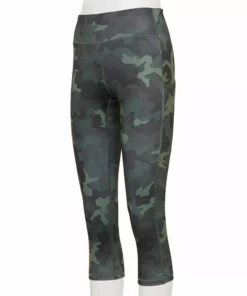 Tek Gear® Women' Legging Core High-Waisted Capri -Tek Gear store 5234821 Olive Camo