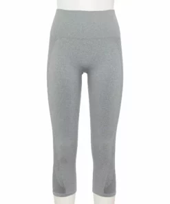 Tek Gear® Women' Legging Seamles Capri -Tek Gear store 5234831 Smokey Slate