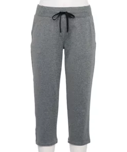 Tek Gear® Women' Capri Terry French Weekend -Tek Gear store 5235143 Charcoal