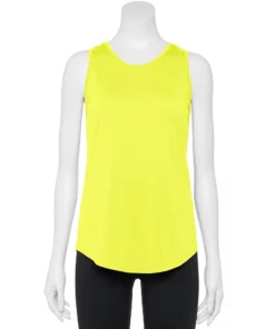 Tek Gear® Tank Petite Core Crewneck -Tek Gear store 5236238 Sunrise Glow
