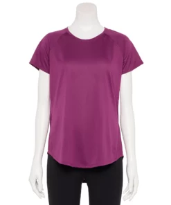 Petite Tek Gear® Tee Crewneck Core -Tek Gear store 5236259 Ravishing Orchid